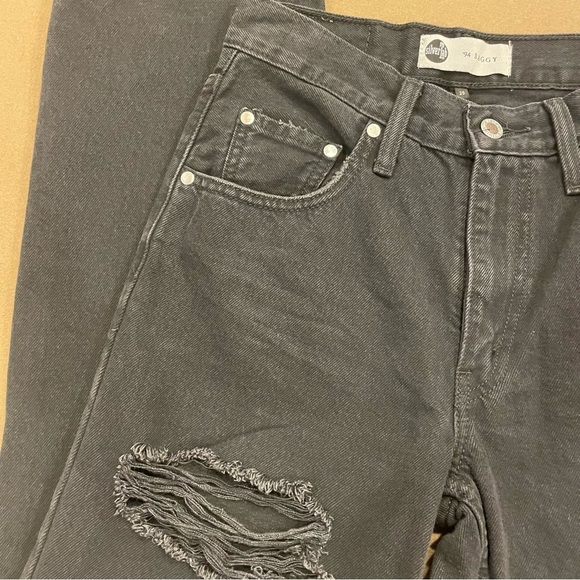 Women’s Levi’s Silvertab ‘94 Baggy Distressed Black Wash Jeans Size 25 - Picture 5 of 15